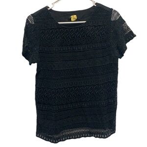 J.Crew crochet lace tee shirt